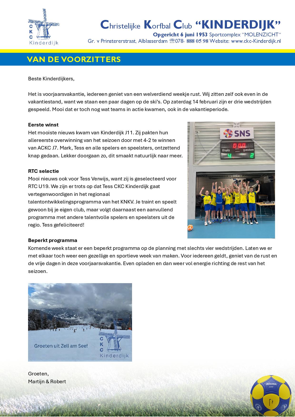 Weekbrief 16 februari 2026