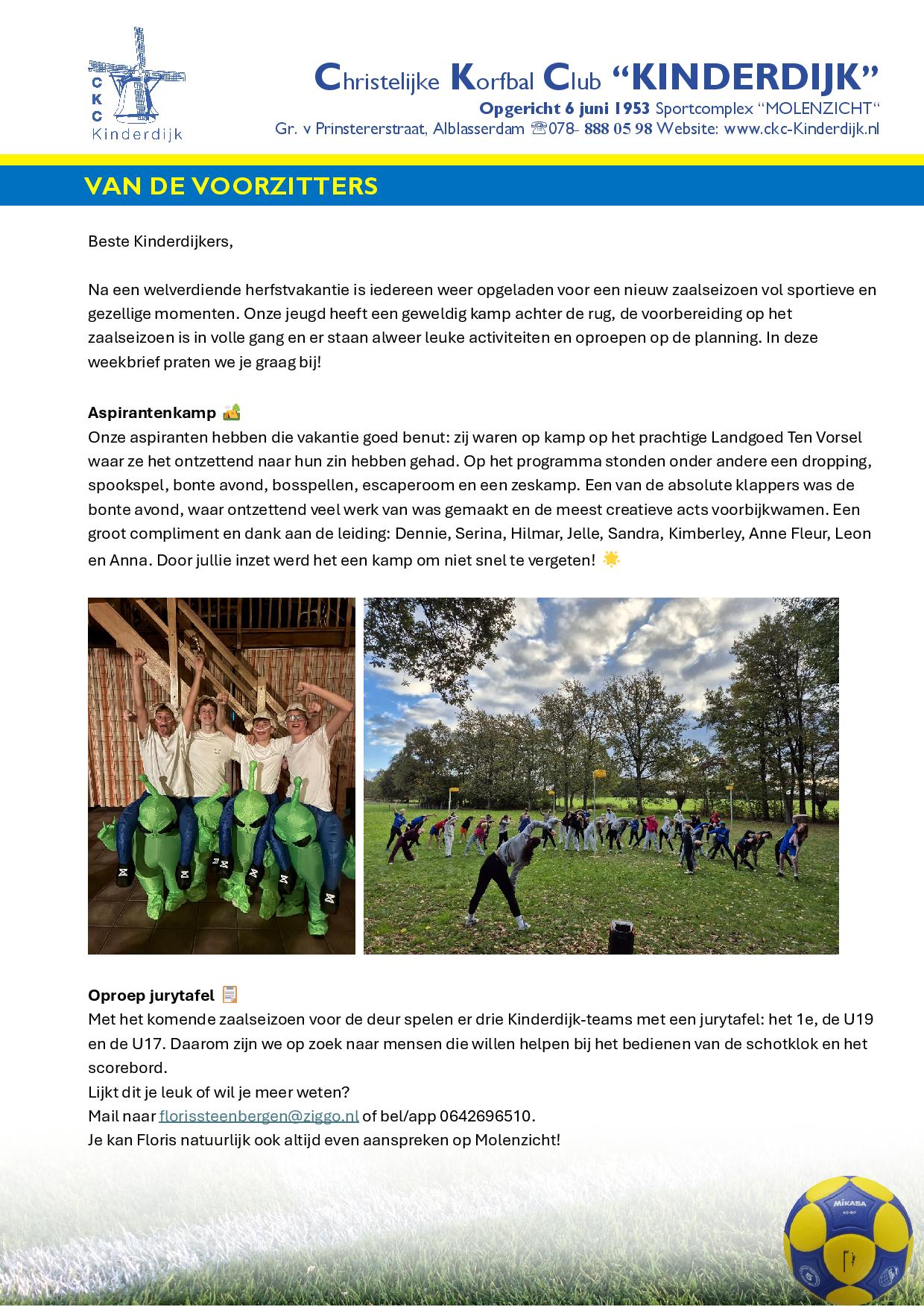 Weekbrief 27 oktober 2025