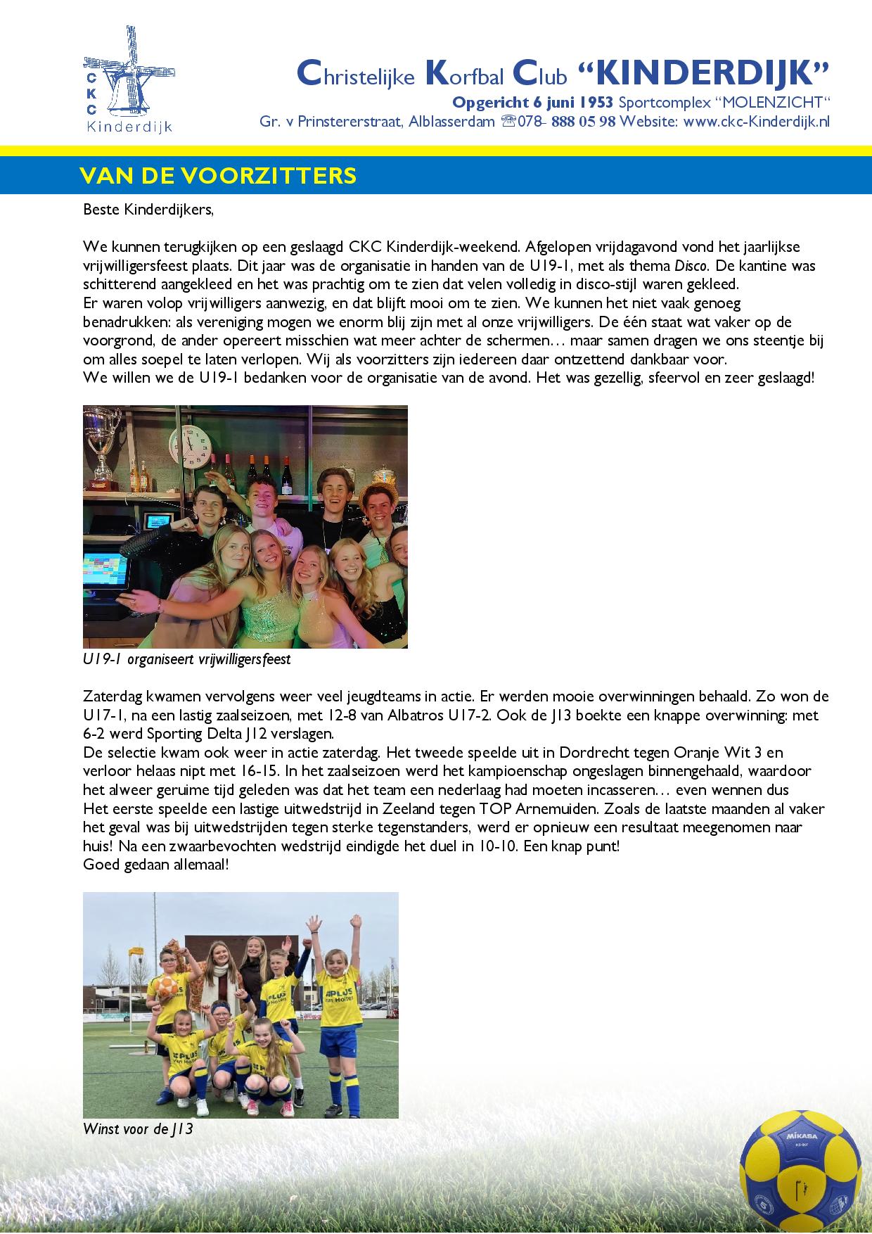 Weekbrief 13 april 2026