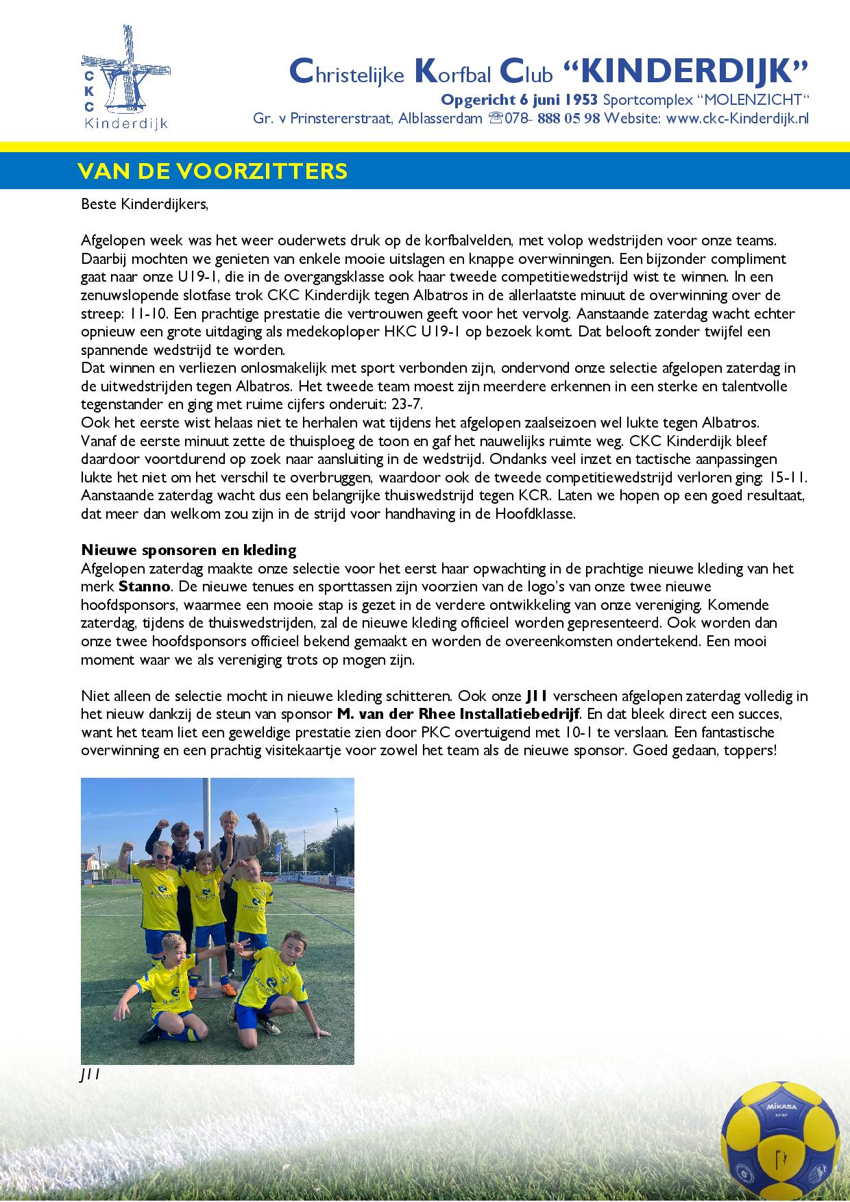 Weekbrief 14 september 2026