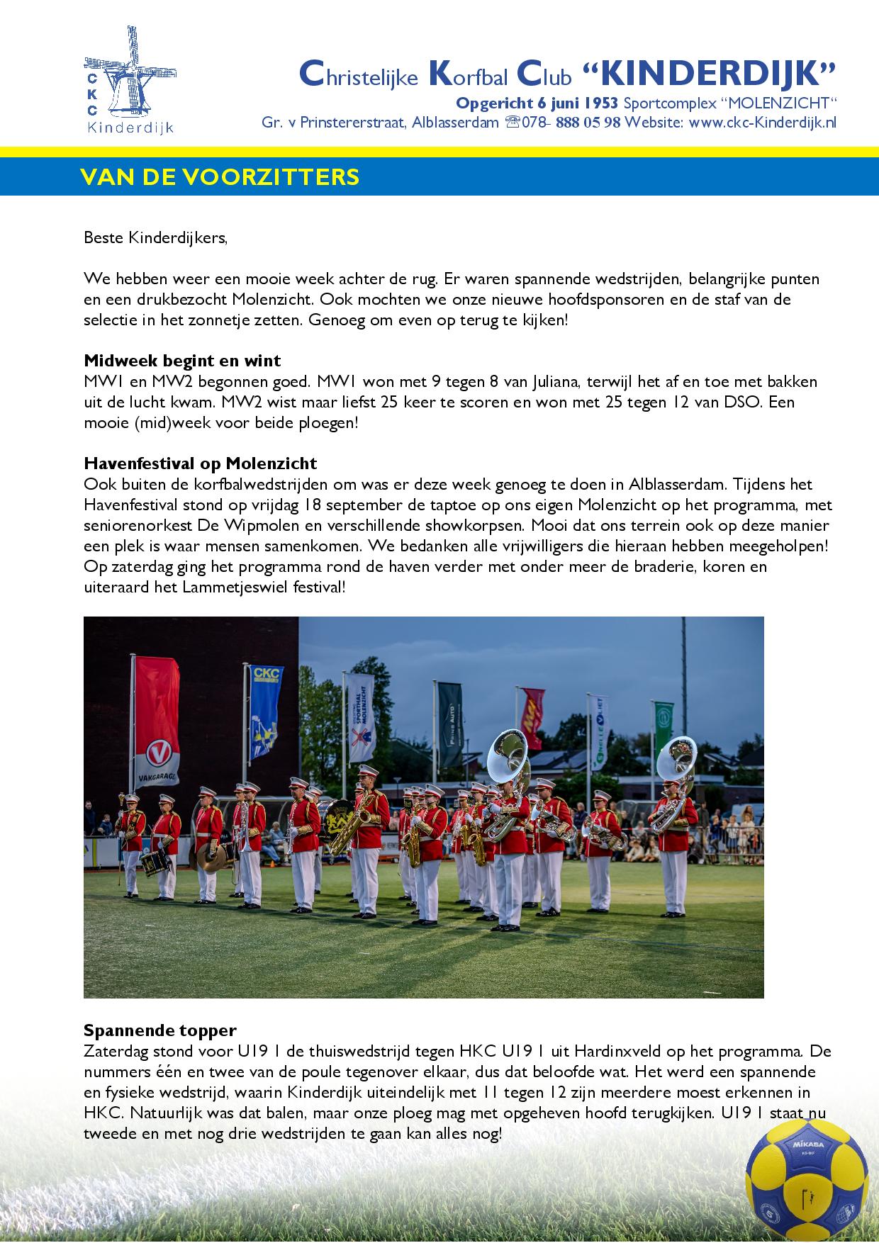 Weekbrief 21 setember 226