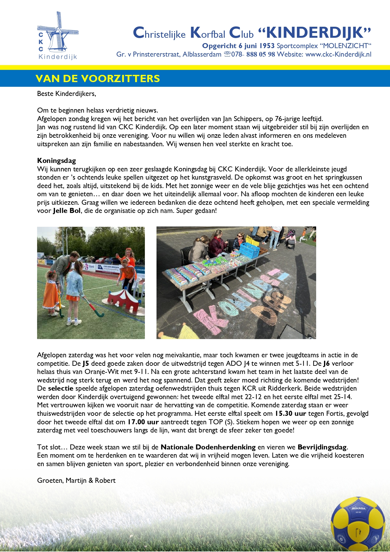 Weekbrief 4 mei 2026