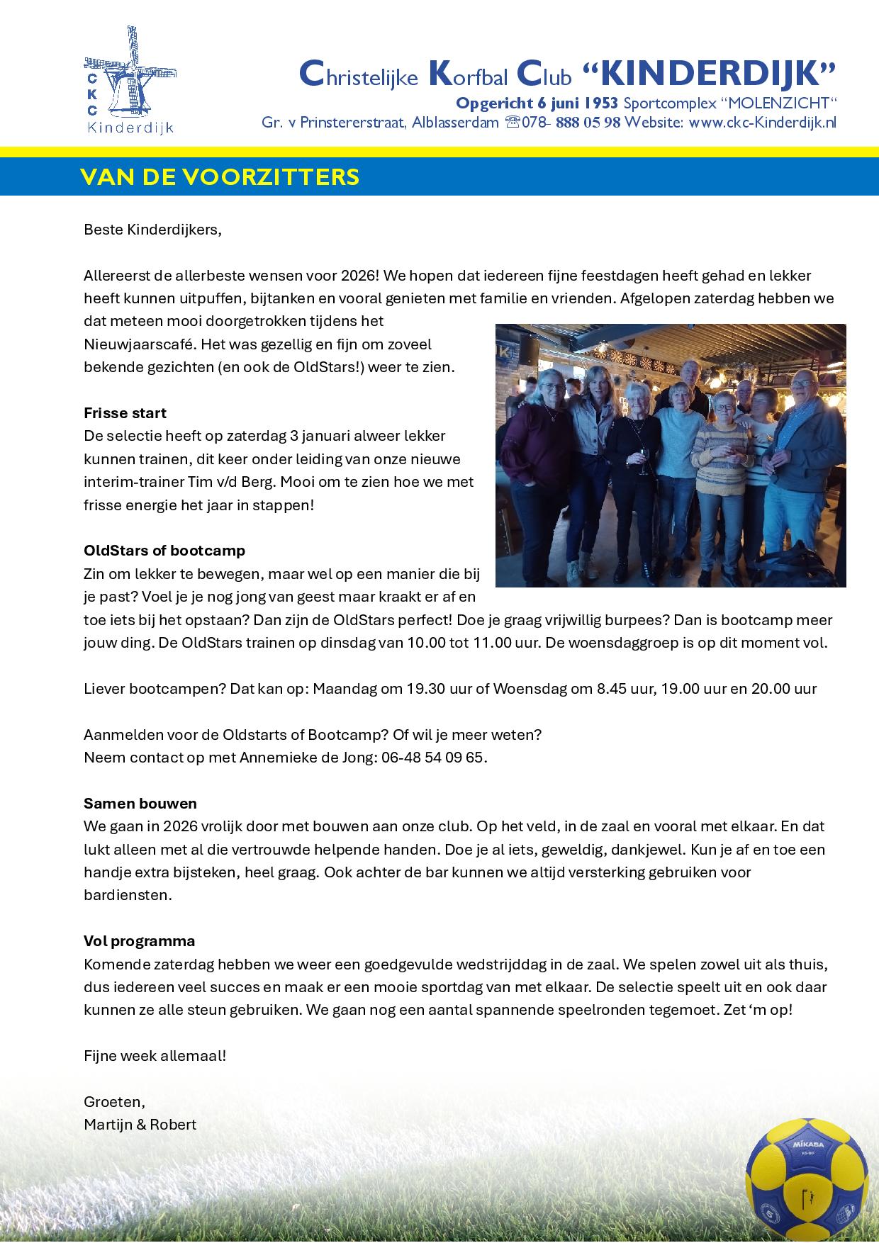 Weekbrief 5 januari 2026