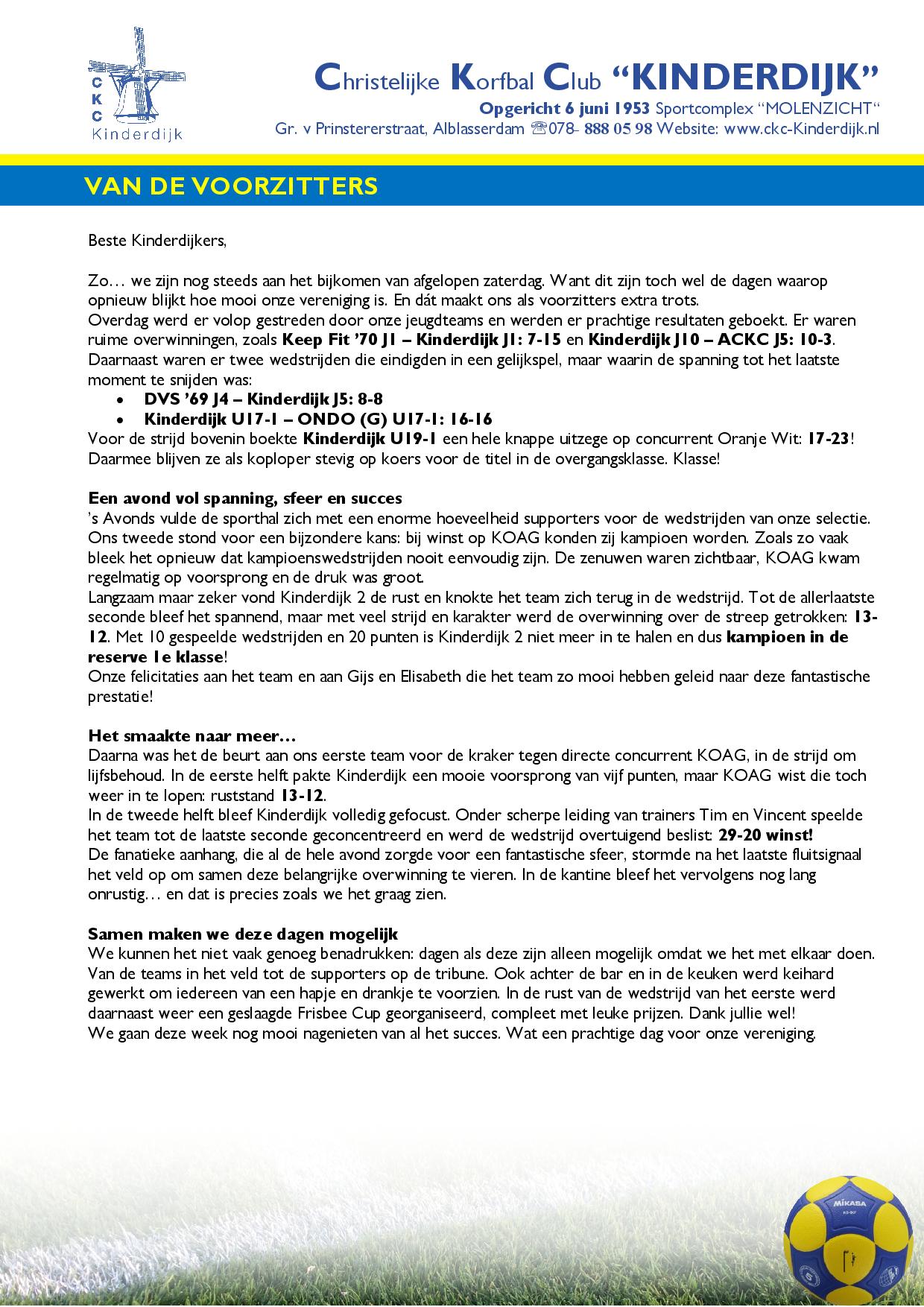 Weekbrief 9 februari 2026